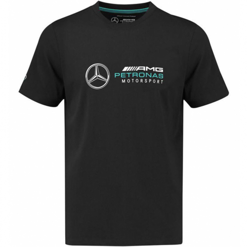 Mercedes AMG Petronas F1 černé pánské triko