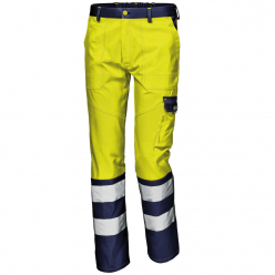 SIR Mistral Color HV reflexní kalhoty žluté