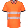 náhled PORTWEST PW310 triko reflexní Hi-Vis oranžové s výstřihem do V