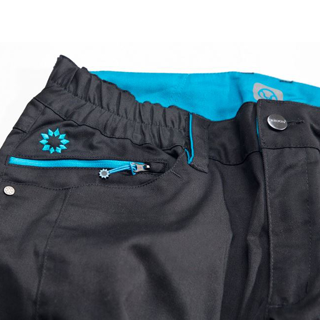 detail Ardon kalhoty pas FLORET černo-modrá H6302