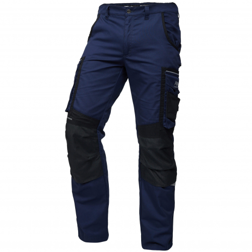 PUMA Workwear Precision X modré pánské pracovní kalhoty
