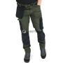 preview TOWORKFOR Holster olivové pánské pracovni lehké kalhoty, Cordura® výztuha
