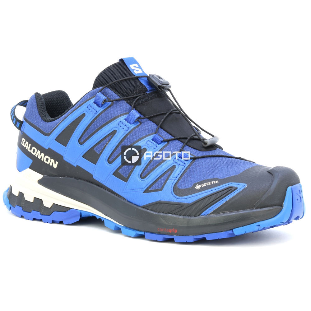 detail SALOMON XA Pro 3D V9 GTX modrá pánská outdoor obuv GORE-TEX® membrána