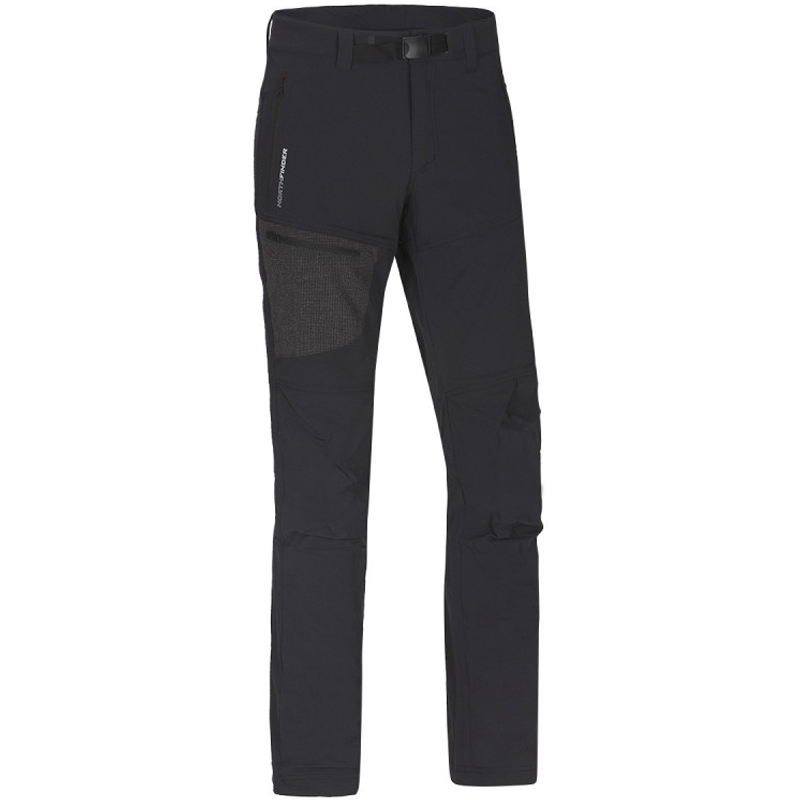 detail NORTHFINDER NO-3101OR Gage černé pánské outdoor kalhoty Výprodej