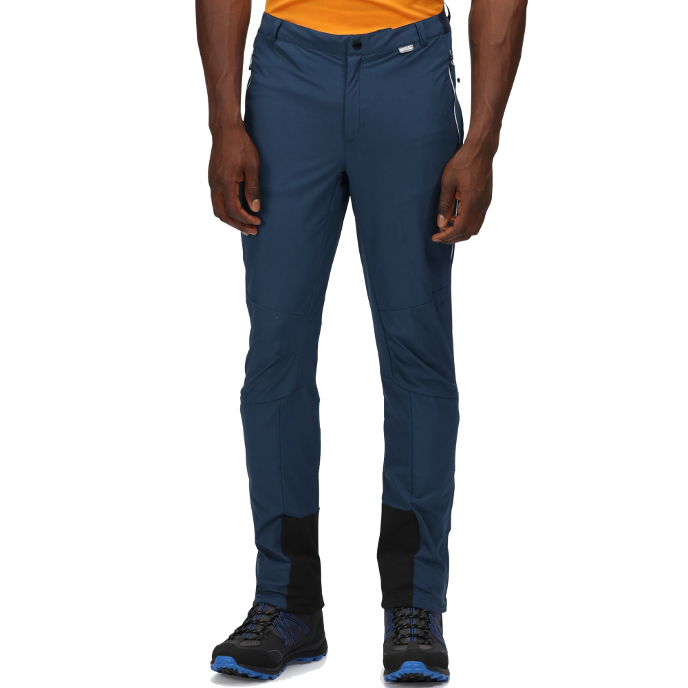 detail REGATTA Mountain Trs III modré pánské outdoor kalhoty