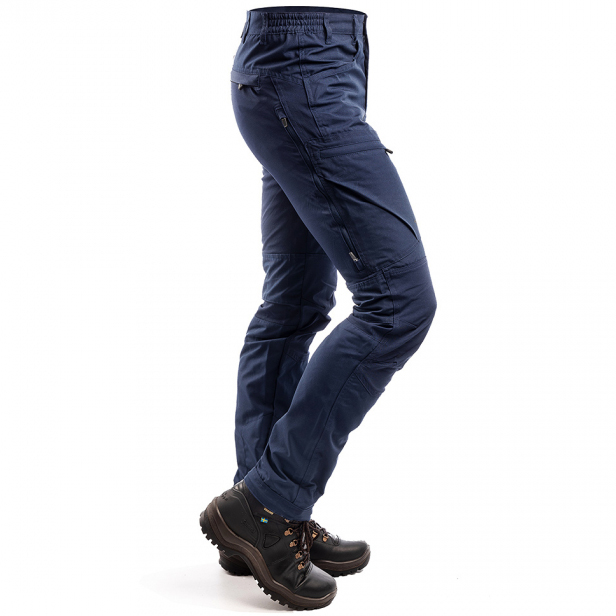 detail ARRAK SWEDEN Active Stretch modré pánské outdoor kalhoty voděodolné