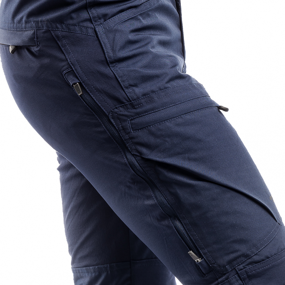 detail ARRAK SWEDEN Active Stretch modré pánské outdoor kalhoty voděodolné