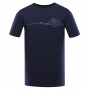 náhled ALPINE PRO Nord Stretch modré pánské outdoor triko
